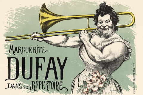 Poster Marguerite Dufay - La Belle Époque - Vintage