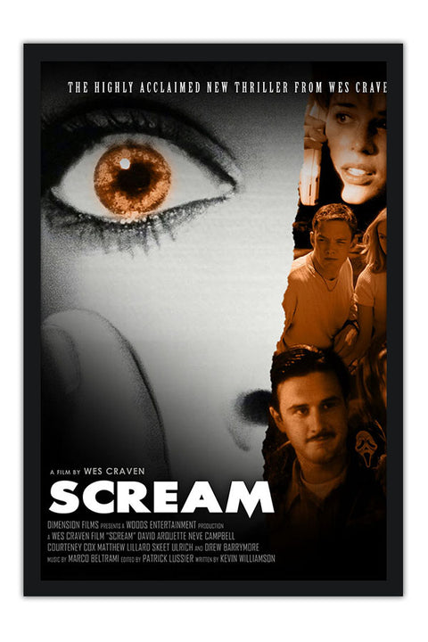 Poster Scream 1996 - Pânico 1996 - Terror - Filmes