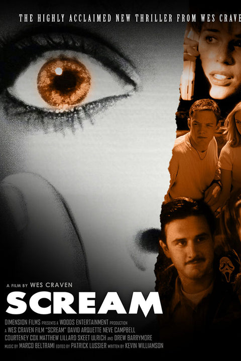 Poster Scream 1996 - Pânico 1996 - Terror - Filmes
