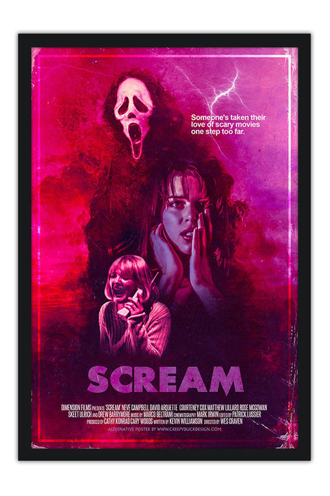 Poster Scream 1996 - Pânico 1996 - Terror - Filmes