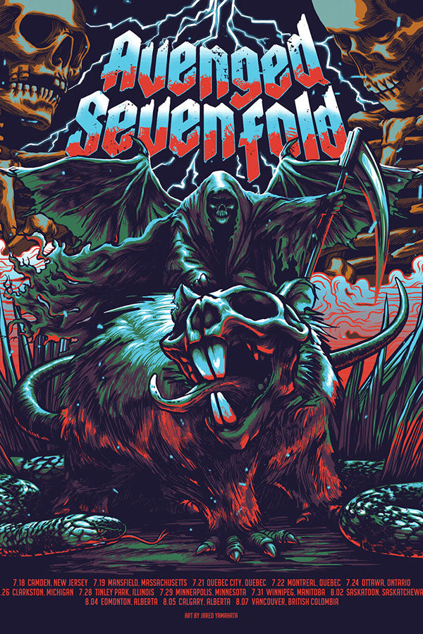 Poster Avenged Sevenfold - A7X - Bandas de Rock