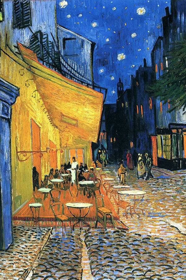 Poster  Van Gogh - Terraço do Café à Noite - Obras de Arte