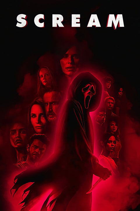 Poster Scream 2022 - Pânico 2022 - Terror - Filmes