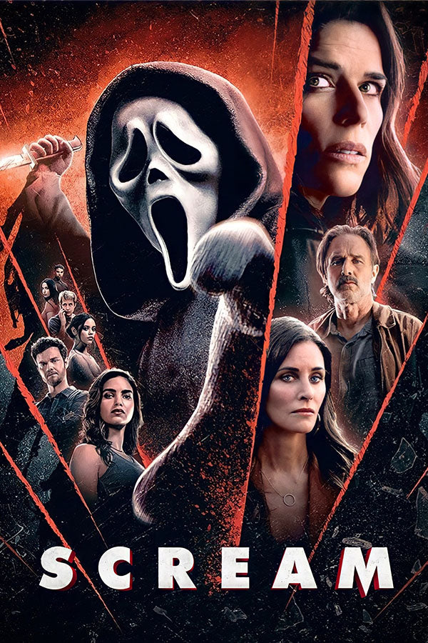 Poster Scream 2022 - Pânico 2022 - Terror - Filmes