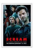 Poster Scream 2022 - Pânico 2022 - Terror - Filmes