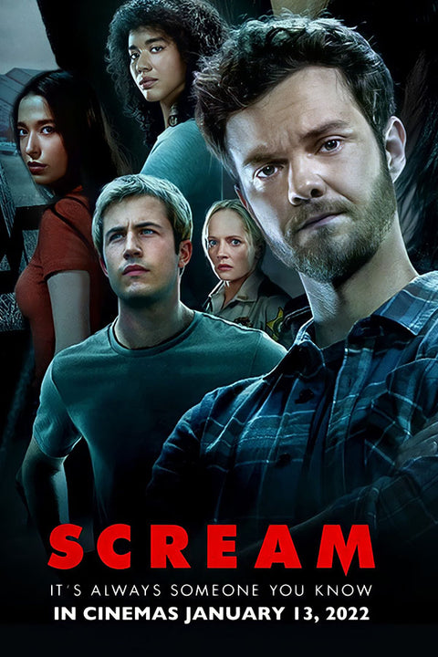 Poster Scream 2022 - Pânico 2022 - Terror - Filmes