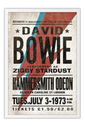 Poster  David Bowie - Cartaz - Bandas de Rock