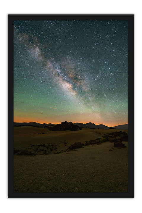 Poster Deserto E Constelações - Fotografia - Lugares - Paisagens