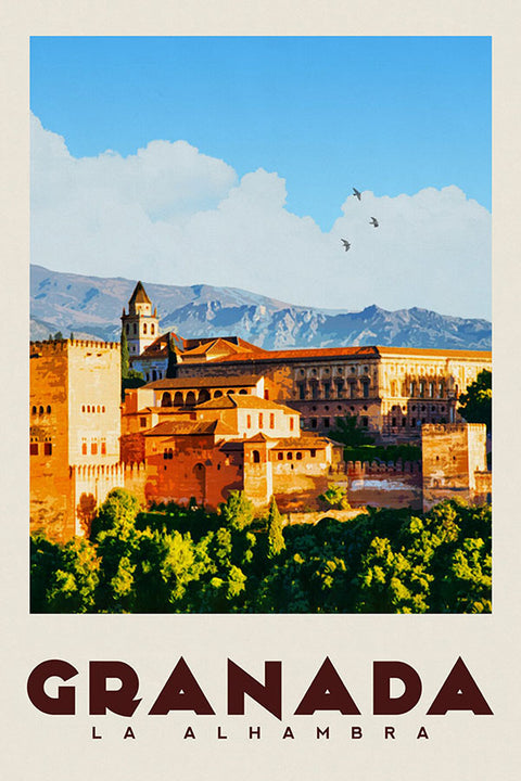 Poster Granada La Alhambra - Turismo - Misc