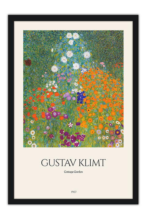 Poster  Cottage Garden - Gustav Klimt - Obras de Arte