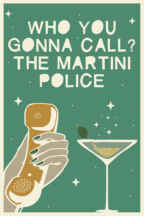 Poster Martini Police - Misc - Arctic Monkeys - Frases