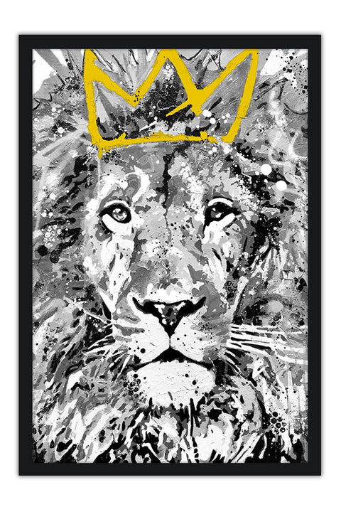 Poster Leão – Coleção Colors - Animais