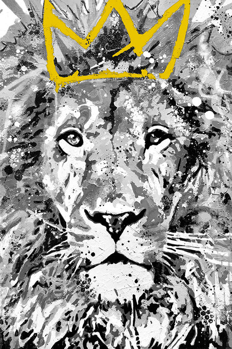Poster Leão – Coleção Colors - Animais