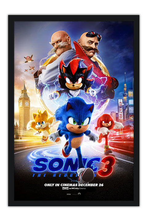 Poster Sonic 3 - Infantil - Filmes