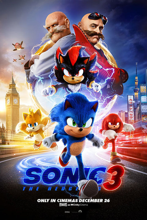 Poster Sonic 3 - Infantil - Filmes