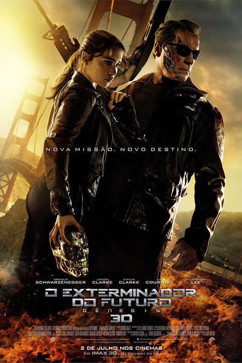 Poster Terminator - Exterminador Do Futuro - Genesis - Filmes 