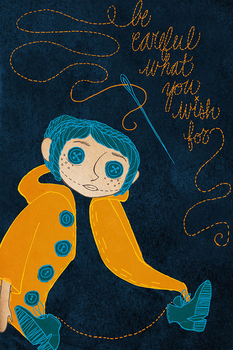 Poster Coraline - Filmes - Infantis