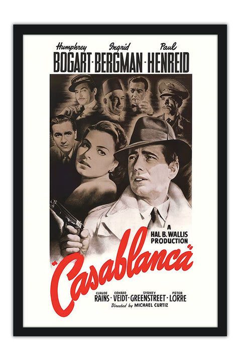Poster  Casablanca - Vintage - Filmes