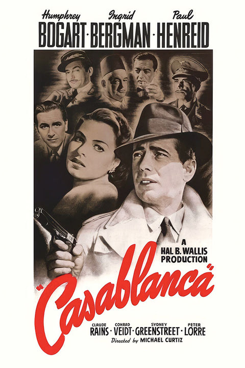Poster  Casablanca - Vintage - Filmes