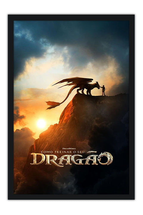 Poster Como Treinar Seu Dragão - How To Train Your Dragon - Live Action - Infantil - Filmes