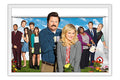 Poster Parks And Recreation - Series