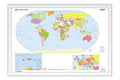 Poster Mapa - Planisfério Político Mundi - Mapas - Geografia - Educativo