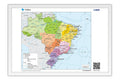 Poster  Mapa Político Brasil - Mapas - Geografia - Educativo