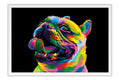 Poster Cachorro - Coleção Colors - Animais 
