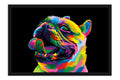 Poster Cachorro - Coleção Colors - Animais 