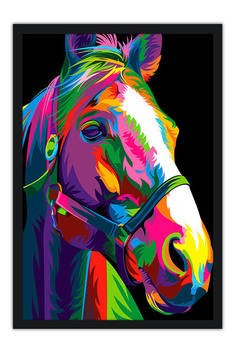 Poster Cavalo - Coleção Colors - Animais 