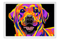 Poster Cachorro - Coleção Colors - Animais 