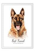 Poster Cachorro - Frase - Coleção Colors - Animais 