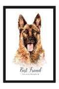 Poster Cachorro - Frase - Coleção Colors - Animais 