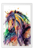 Poster Cavalo - Coleção Colors - Animais 