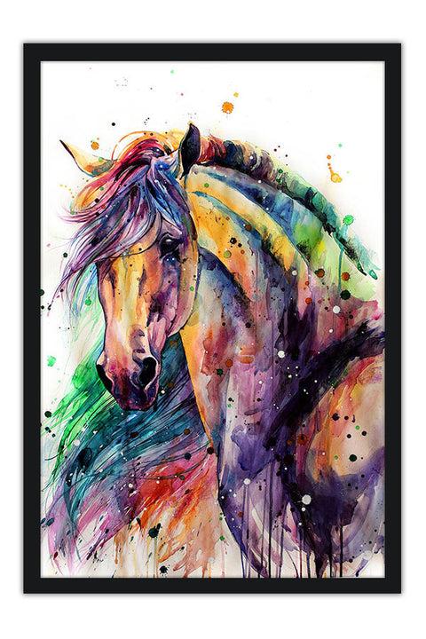 Poster Cavalo - Coleção Colors - Animais 
