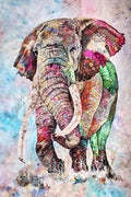 Poster Elefante - Coleção Colors - Animais 