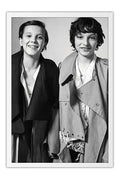 Poster Millie Bob Brown e Finn Wolfhard - Stranger Things - Atores
