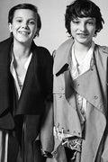 Poster Millie Bob Brown e Finn Wolfhard - Stranger Things - Atores