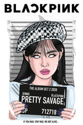 Poster Jennie - Blackpink - Pretty Savage - Cantora - K-Pop