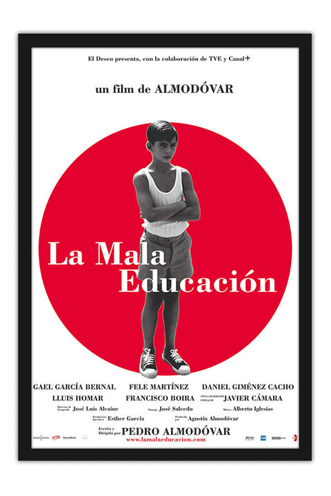 Poster  Má Educação - La Mála Educacion - Almodovar - Filmes