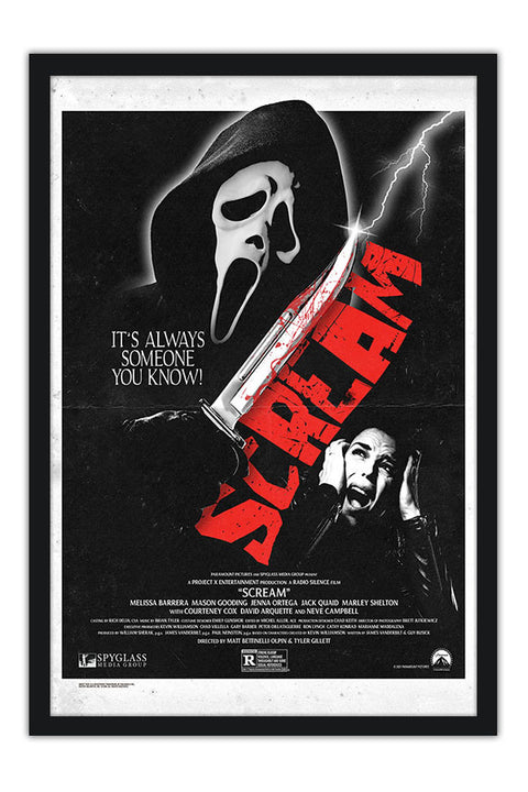 Poster  Scream 2022 - Pânico - Terror - Filmes