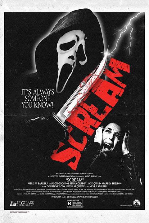 Poster  Scream 2022 - Pânico - Terror - Filmes