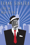 Poster Coleção - Frank Sinatra Live in New York - Art Deco