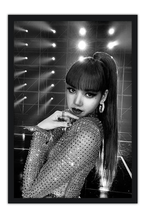Poster Lisa - Blackpink - Cantora - K-Pop
