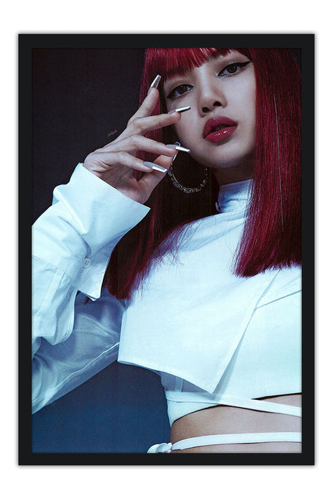Poster Lisa - Blackpink - Cantora - K-Pop