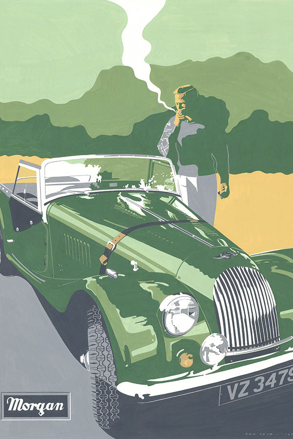 Poster Coleção - Morgan - Carro Antigo - Art Deco