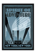 Poster Coleção - Spirit of Adventure - New York - Art Deco