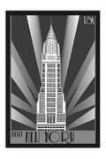 Poster Coleção - Visit New York - Art Deco