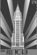 Poster Coleção - Visit New York - Art Deco