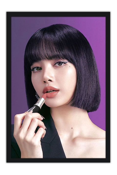 Poster Lisa - Blackpink - Cantora - K-Pop